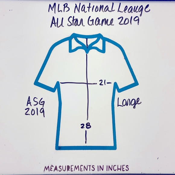 MLB National All Star Game 2019 Shirt. Size Large. Majestic Brand - Picture 5 of 6
